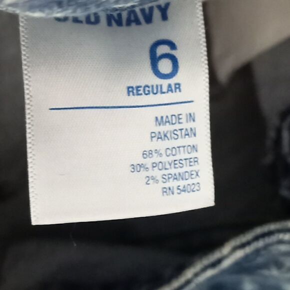 Old Navy denim flower print size 6 - Picture 7 of 7